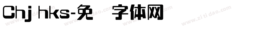Chj hks字体转换